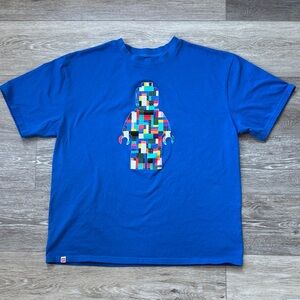 Lego/Target Blue Short Sleeve Tee with Colorful Graphic